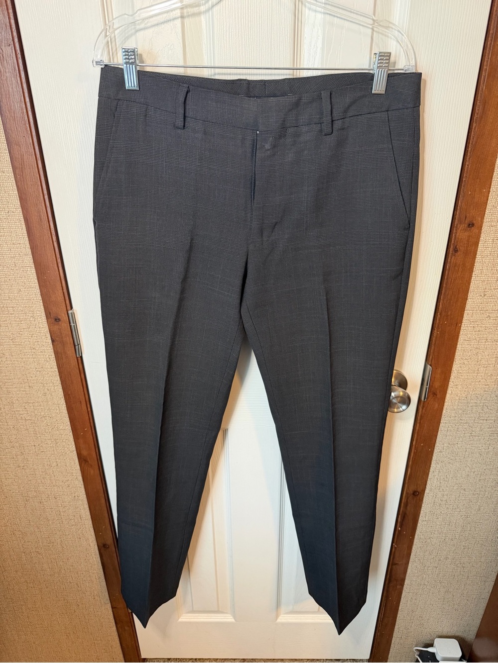 Kenneth Cole New York Charcoal Gray Dress Pants - Slim Taper